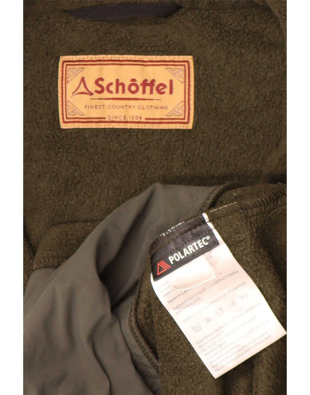 Gilet pentru bărbați Schoffel Fleece UK 40 Large Kaki Poliester