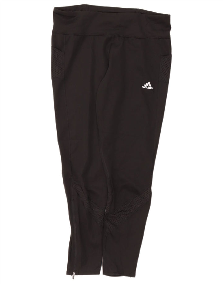 Leggings Aeroready ADIDAS pentru femei Marea Britanie 16/18 Poliester negru mare