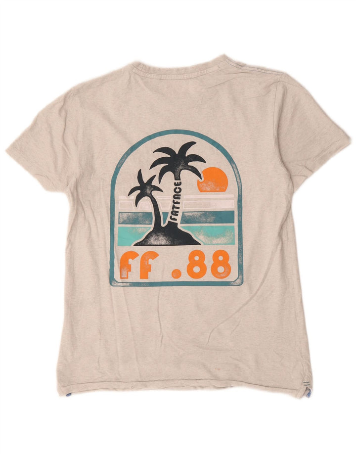 Tricou grafic pentru bărbați Fat Face Top mic gri