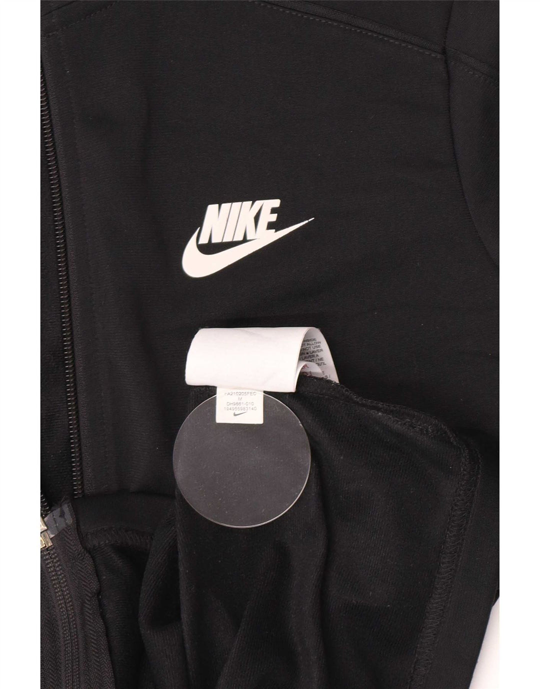Jachetă de trening pentru băieți Nike 10-11 ani Poliester negru mediu