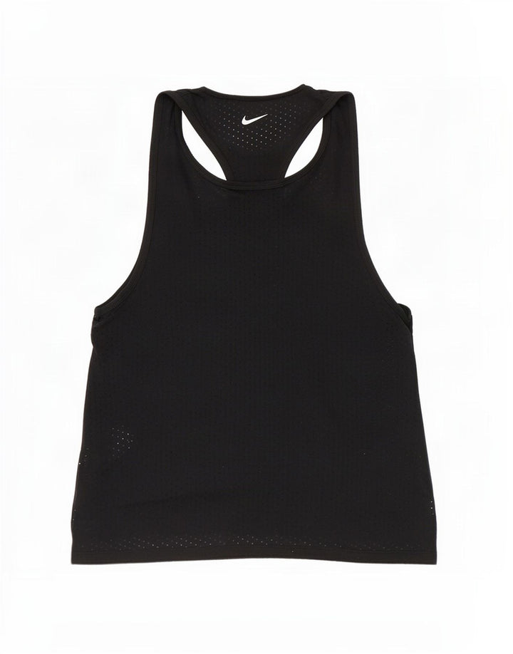 Vesta Nike Dri Fit Top pentru femei UK 10 Small Negru Poliester