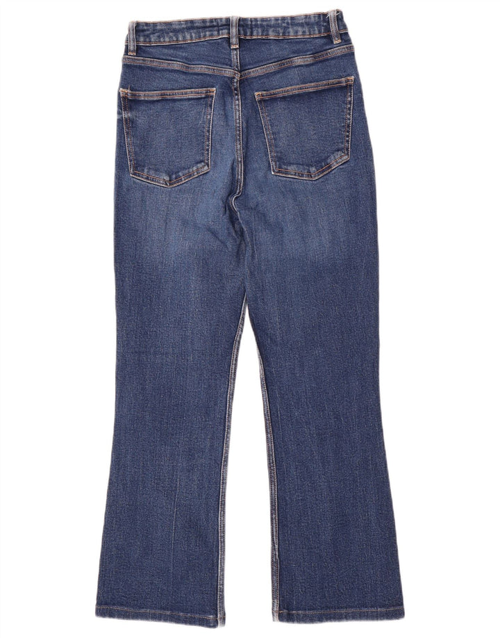 Blugi Zara Femei Bootcut EU 38 Mici W28 L26 Albastru