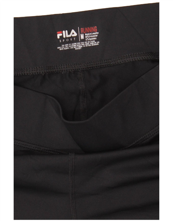 Leggings pentru femei Fila UK 14 Poliester mediu negru