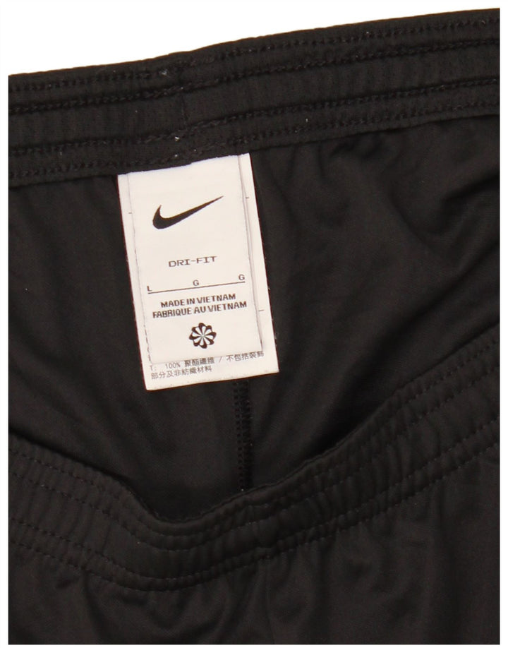 Pantaloni scurți sport Nike pentru femei UK 16, mari, negru, poliester color bloc