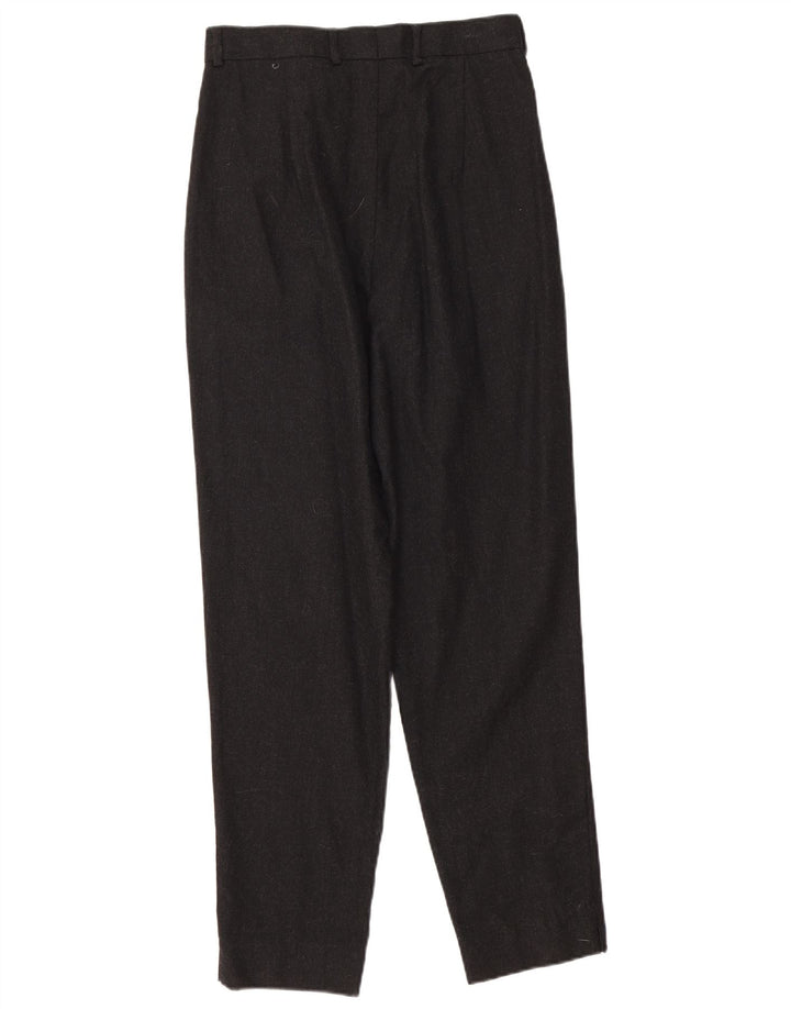 Balloon Pantaloni de costum pentru femei IT 42 Medium L27 L28 Lână neagră