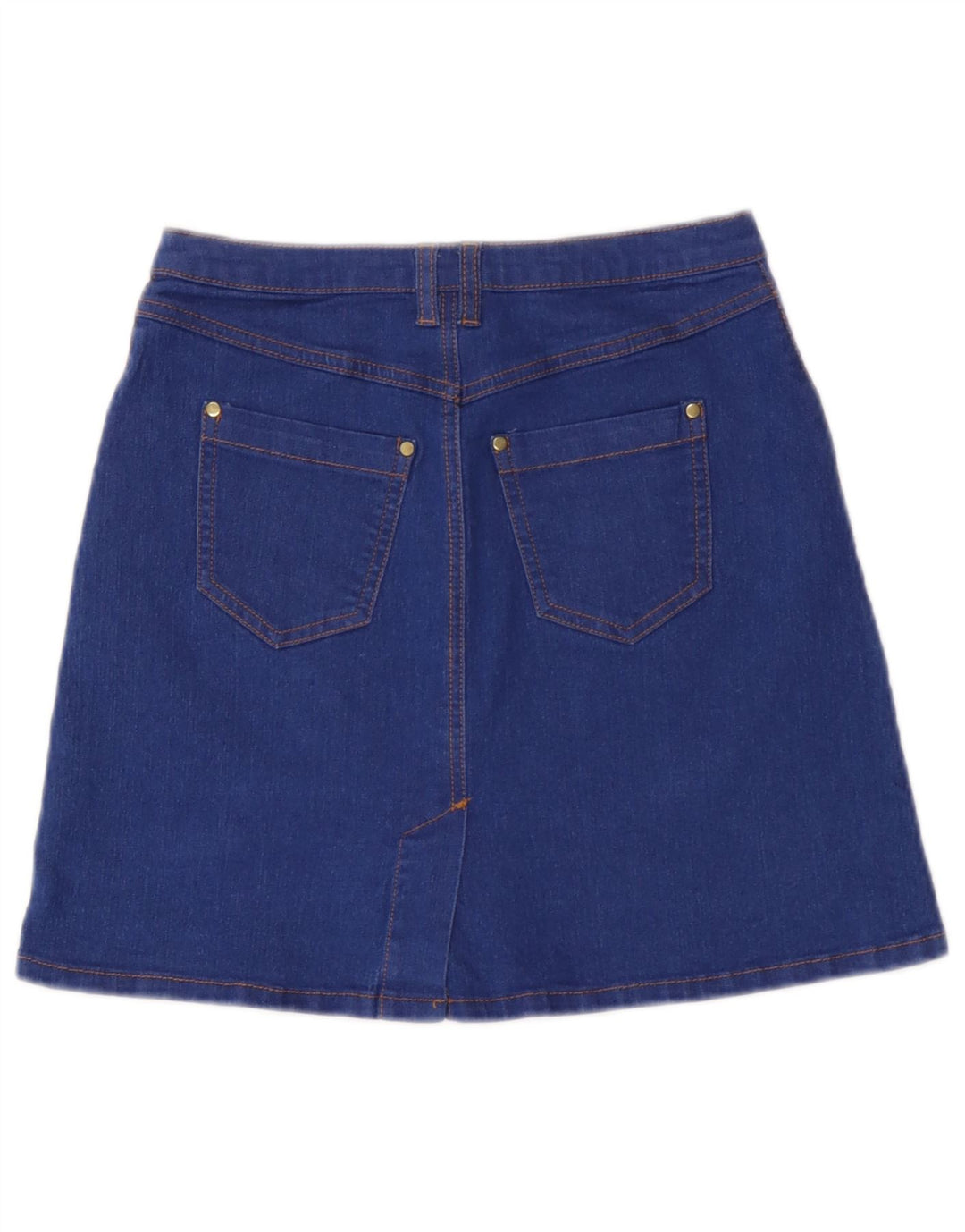 Mini fustă de blugi Topshop pentru femei UK 8 Small W26 Blue Poliester