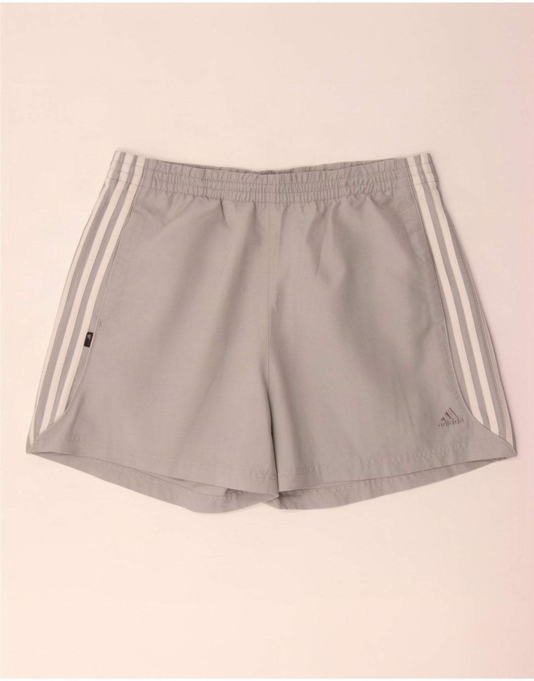 Pantaloni scurți sport Adidas pentru bărbați, mari, gri, poliester
