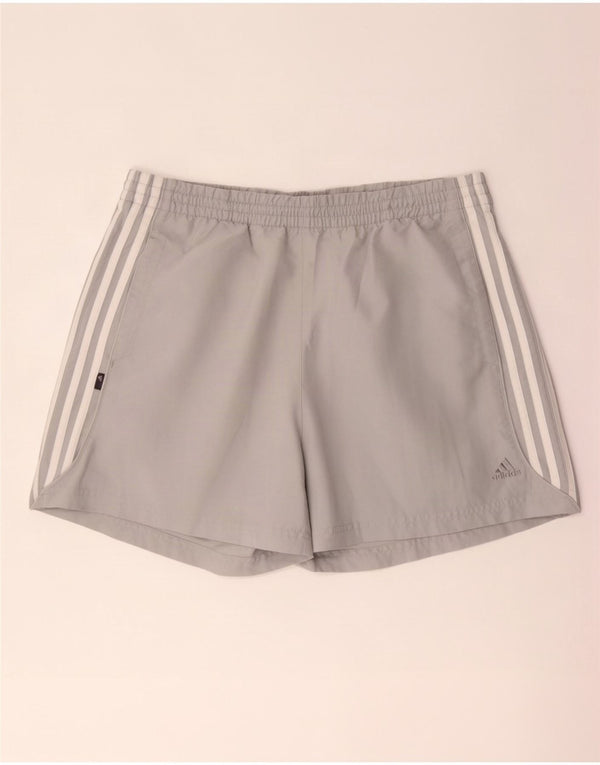 Pantaloni scurți sport Adidas pentru bărbați, mari, gri, poliester