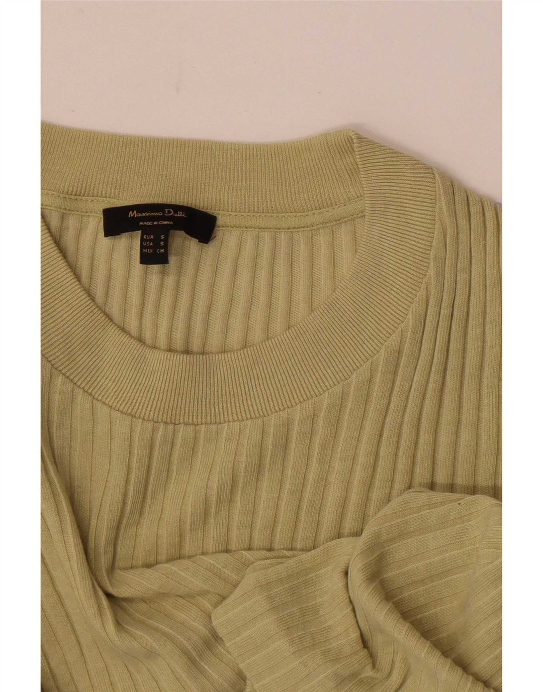 Top pentru femei Massimo Dutti cu mânecă lungă UK 8 Small Khaki