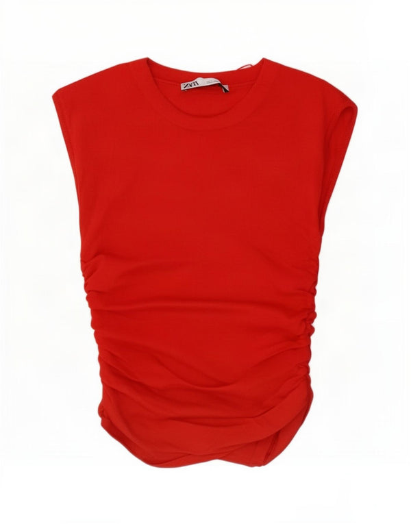 Bluză pentru femei Zara UK 10 Small Red