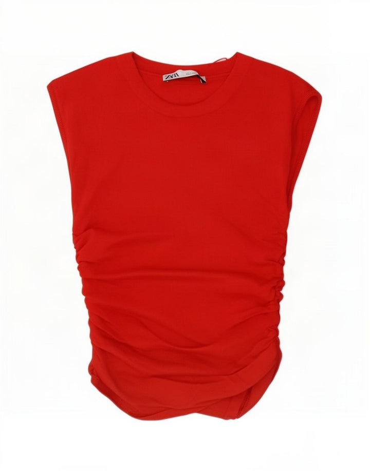 Bluză pentru femei Zara UK 10 Small Red