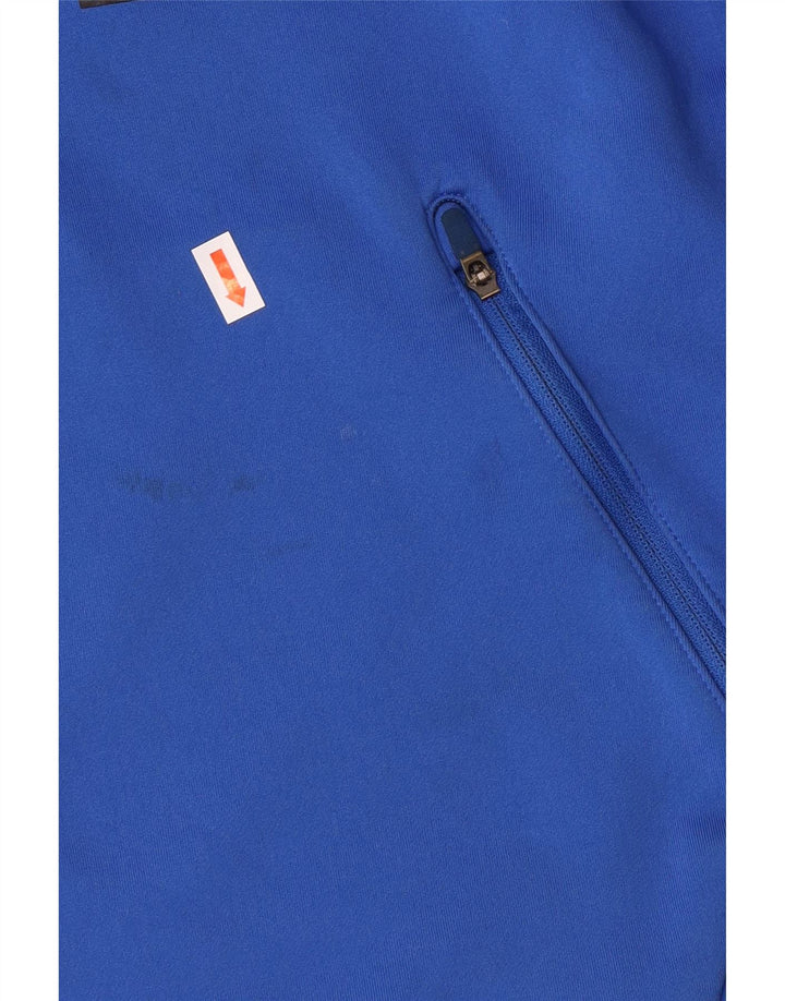 Pulover NIKE Dri Fit Graphic pentru băieți 8-9 ani Poliester albastru mic