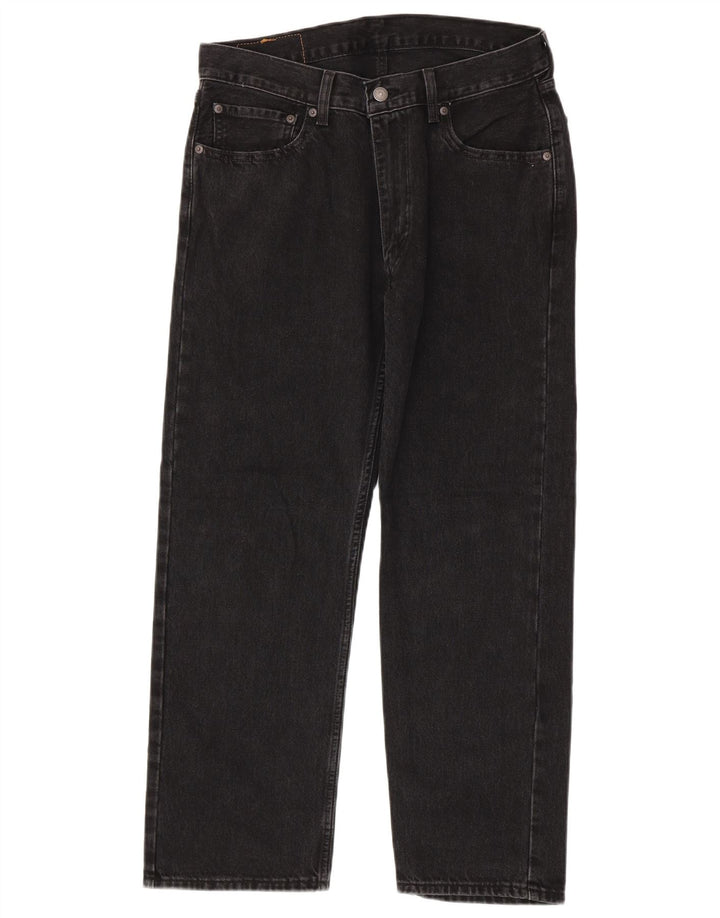 Blugi drepti pentru bărbați Levi's 555 W32 L30 bumbac negru