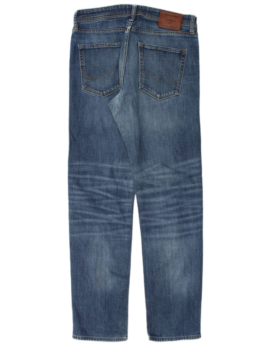 Blugi Jack & Jones Mike Slim pentru bărbați W30 L32 bumbac albastru