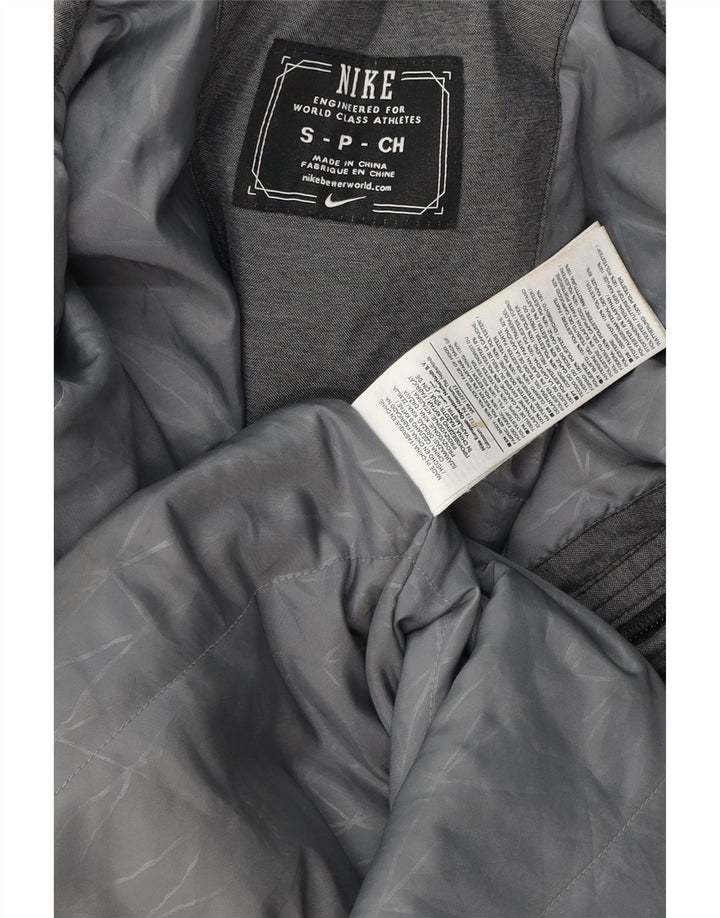 Jachetă de vânt cu glugă pentru bărbați Nike UK 36, Gri mic, poliester color bloc