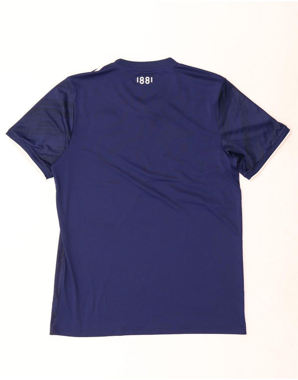 Tricou pentru bărbați Adidas Aeroready Top mare din poliester bleumarin