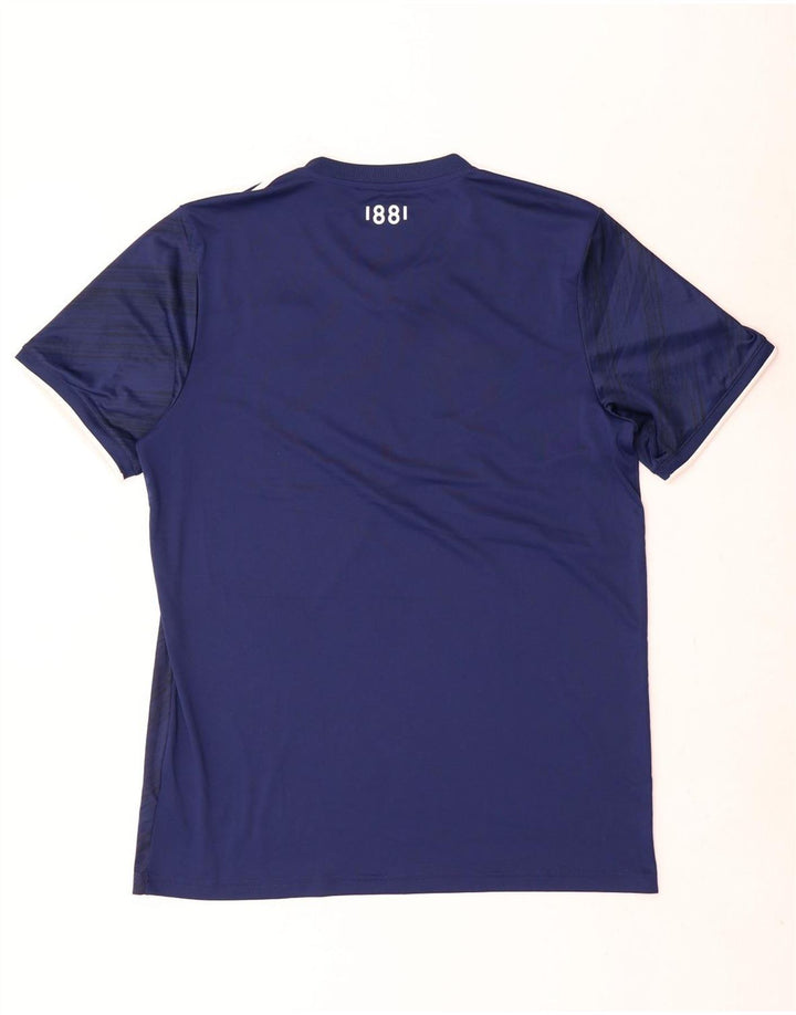 Tricou pentru bărbați Adidas Aeroready Top mare din poliester bleumarin