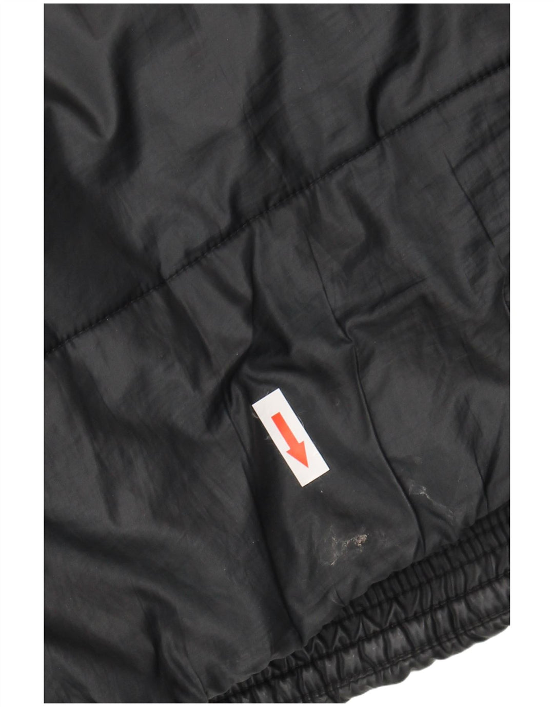 Jachetă căptușită cu glugă Nike Therma-Fit Graphic pentru femei UK 14 Medium Black