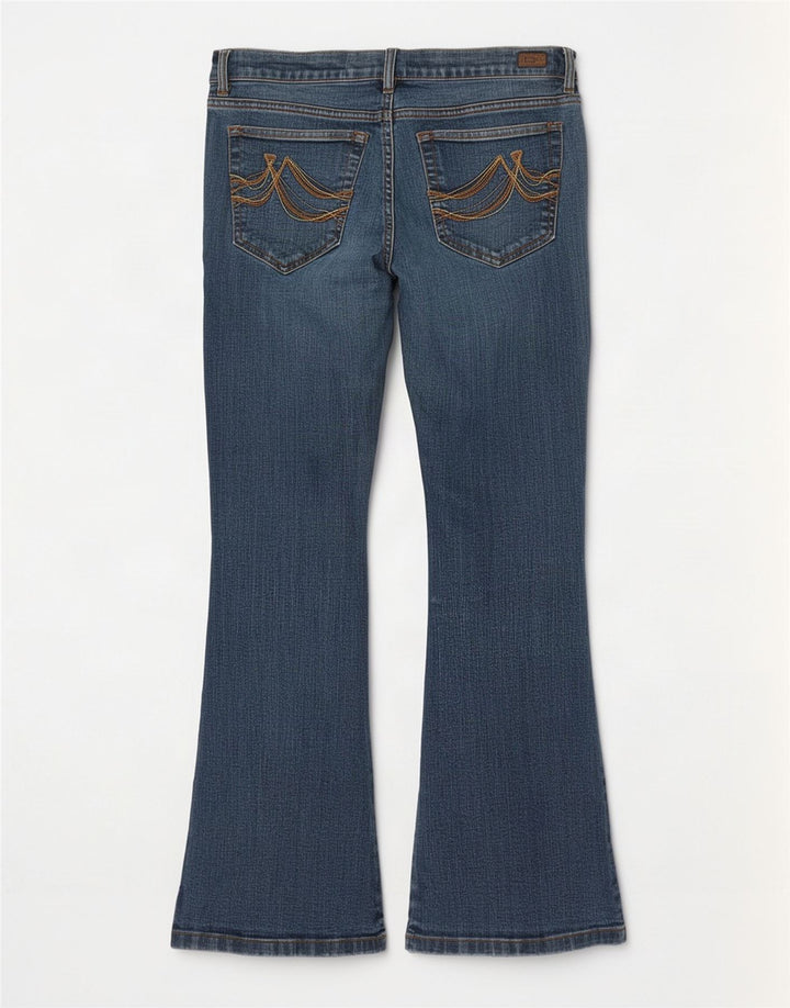 Blugi Dkny pentru femei Bootcut W30 L28 Albastru