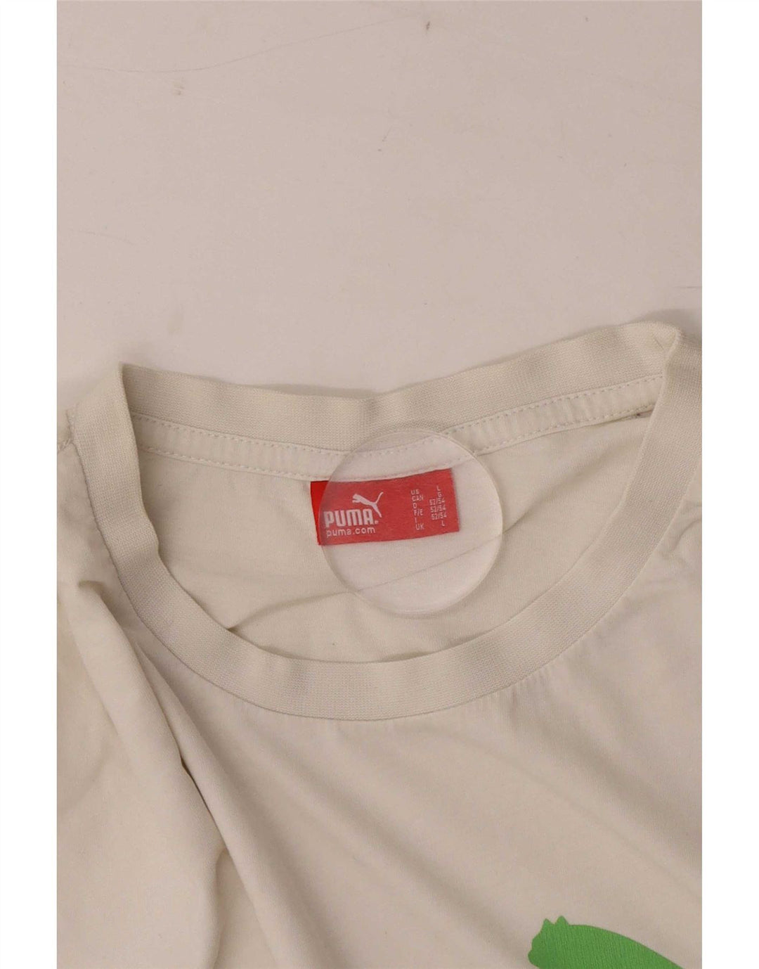 Tricou grafic Puma pentru bărbați Top Large White