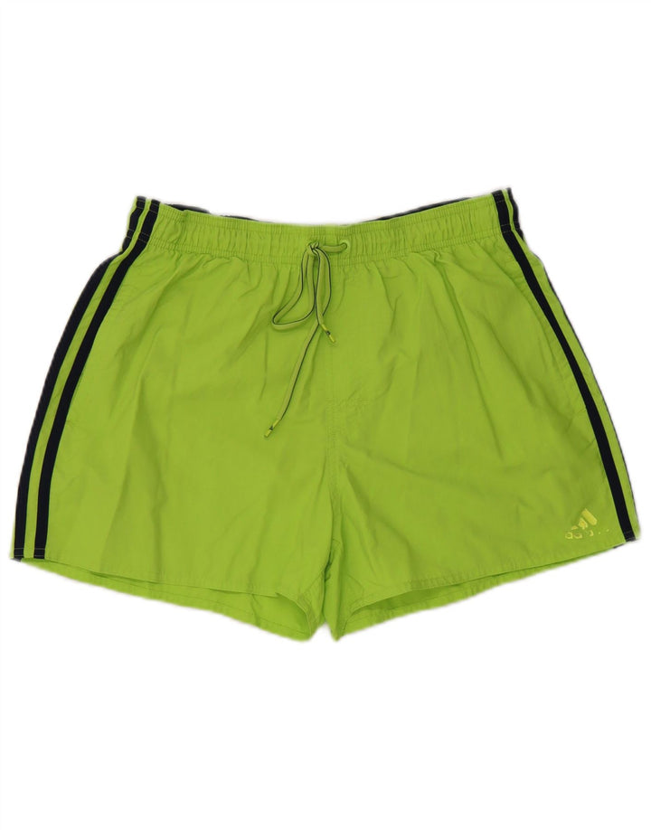 Pantaloni scurți sport ADIDAS pentru bărbați, nailon verde mediu