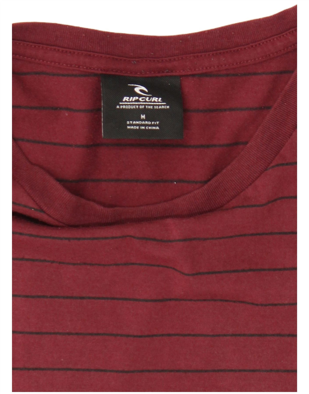 Tricou pentru bărbați Rip Curl Top Medium Burgundy Striped