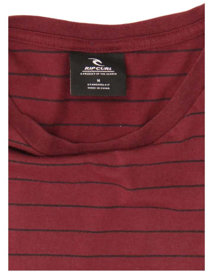 Tricou pentru bărbați Rip Curl Top Medium Burgundy Striped