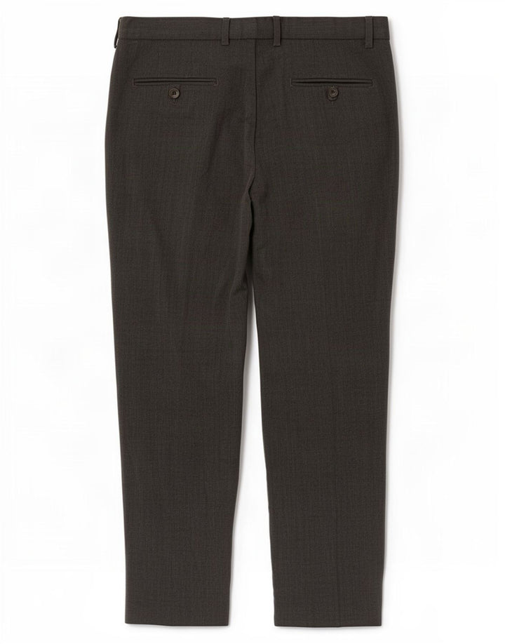Pantaloni de costum pentru bărbați Marks & Spencer, cu ajustare normală, L36 L29, poliester gri