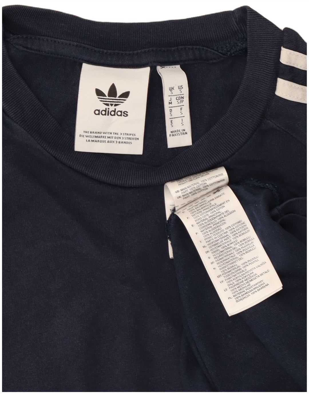 Tricou pentru bărbați Adidas Top mic din bumbac bleumarin