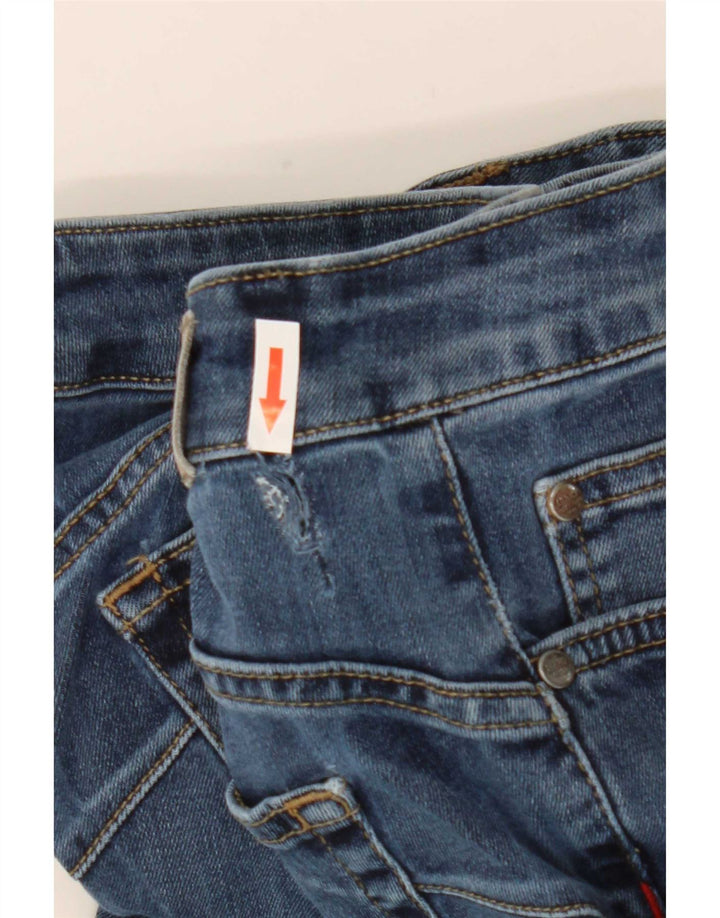 Blugi skinny pentru femei Liu Jo W25 L31 albastru