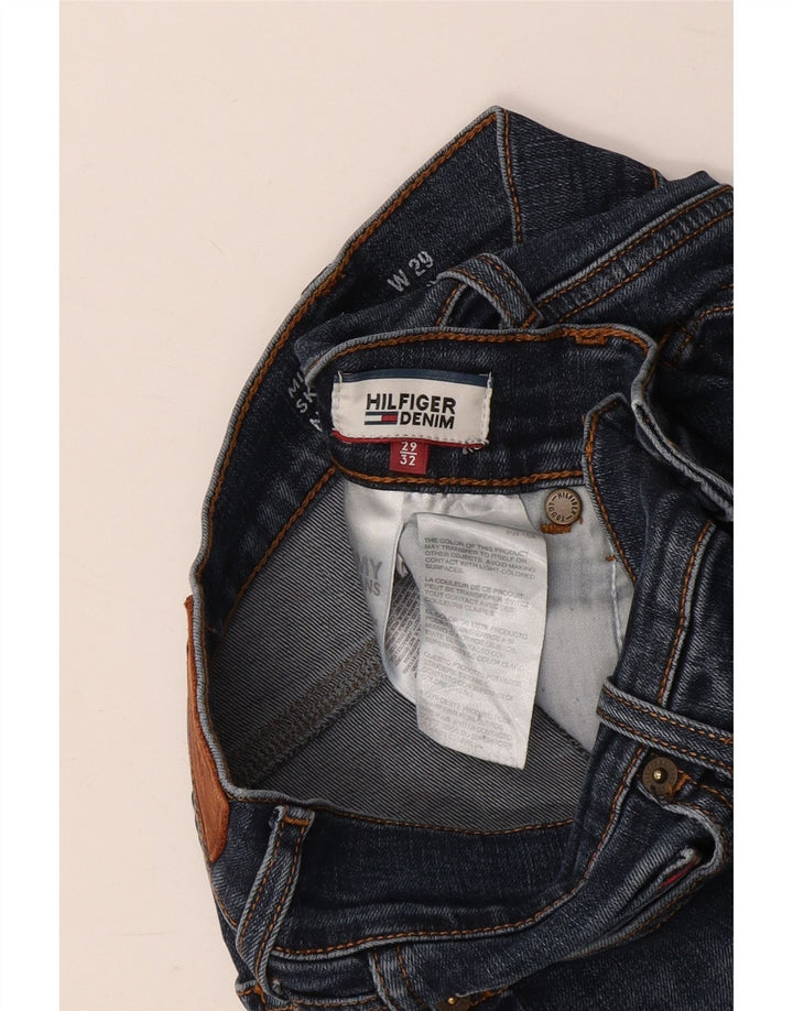 Blugi skinny TOMMY HILFIGER pentru femei cu talie medie W29 L32 bumbac albastru