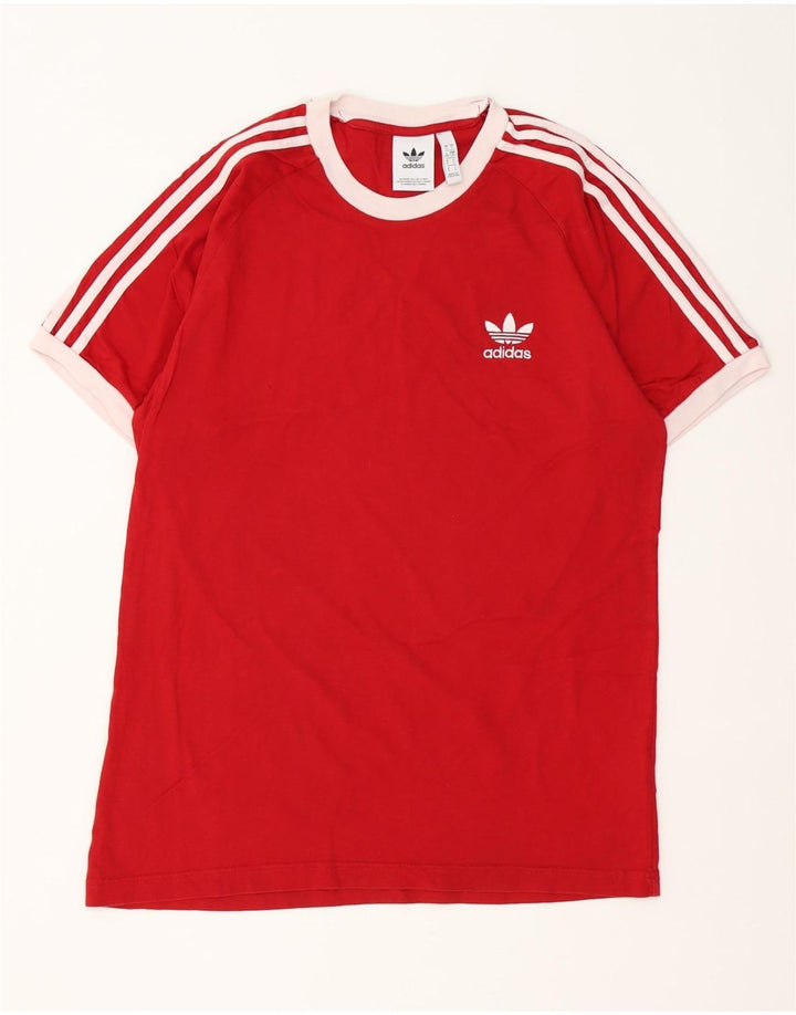 Tricou pentru bărbați Adidas Top mare bumbac roșu