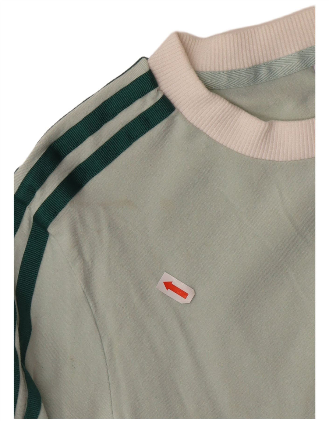 Top pentru femei ADIDAS cu mânecă lungă UK 4 XS verde