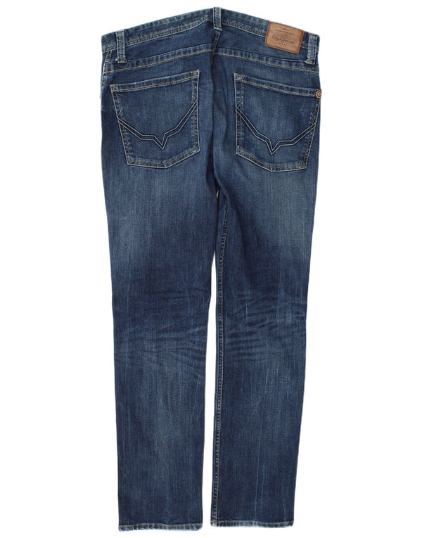 PEPE Jeans Blugi Slim Bărbați W34 L34 Bumbac Albastru