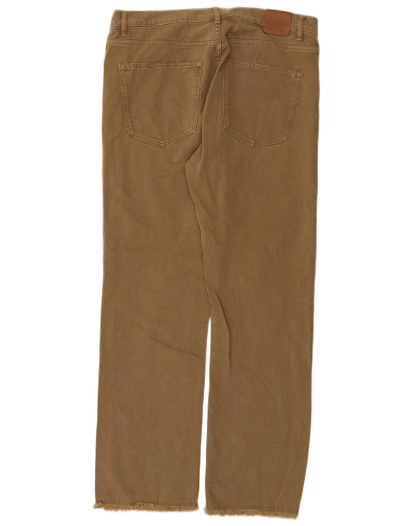 Massimo Dutti Pantaloni casual pentru bărbați cu talie înaltă EU 42 Large W32 L29 Maro