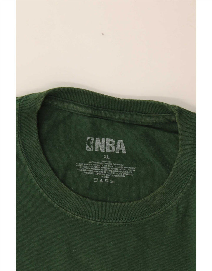 Tricou grafic NBA pentru bărbați Top XL bumbac verde