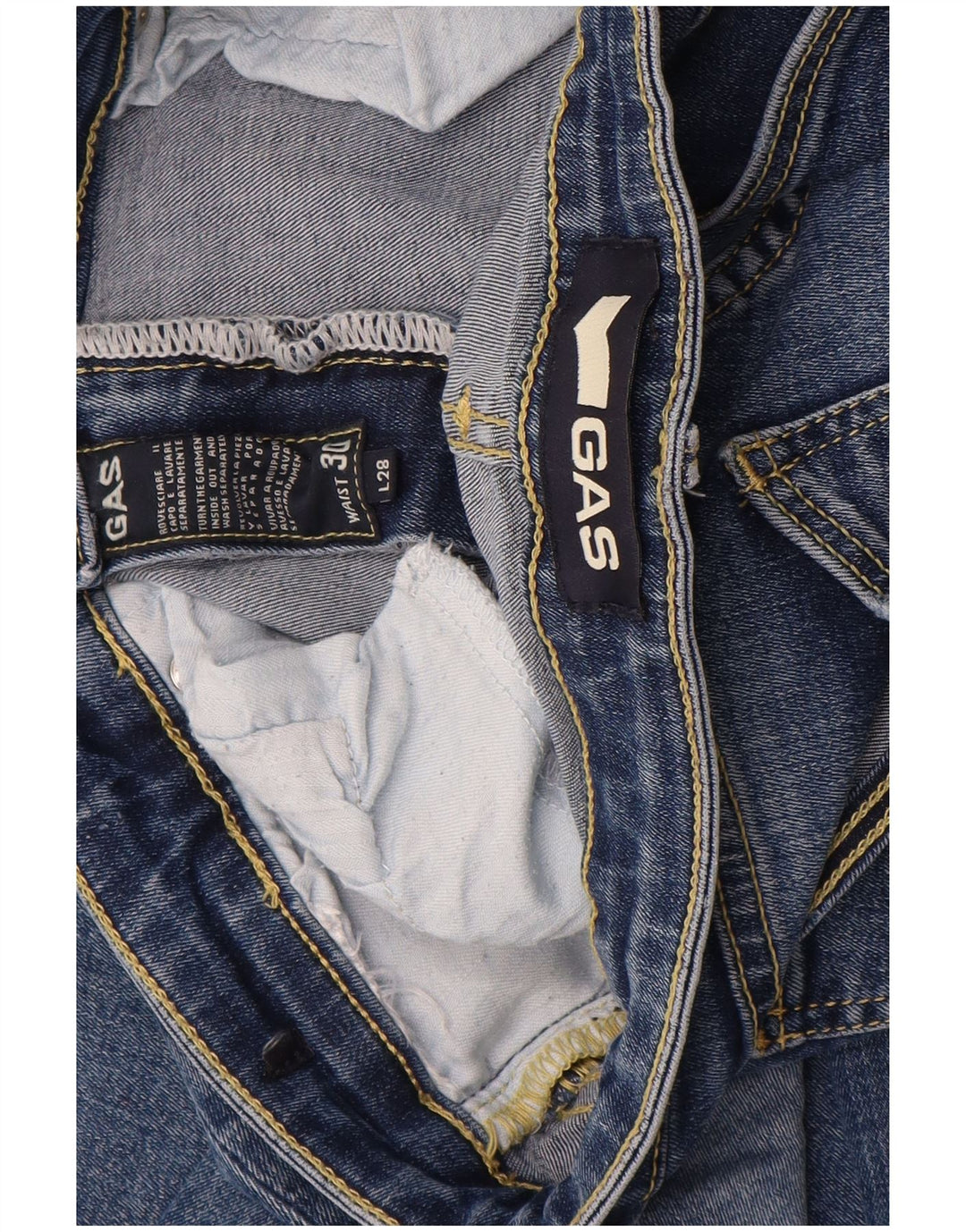 Blugi skinny pentru femei Gas W30 L28 Albastru