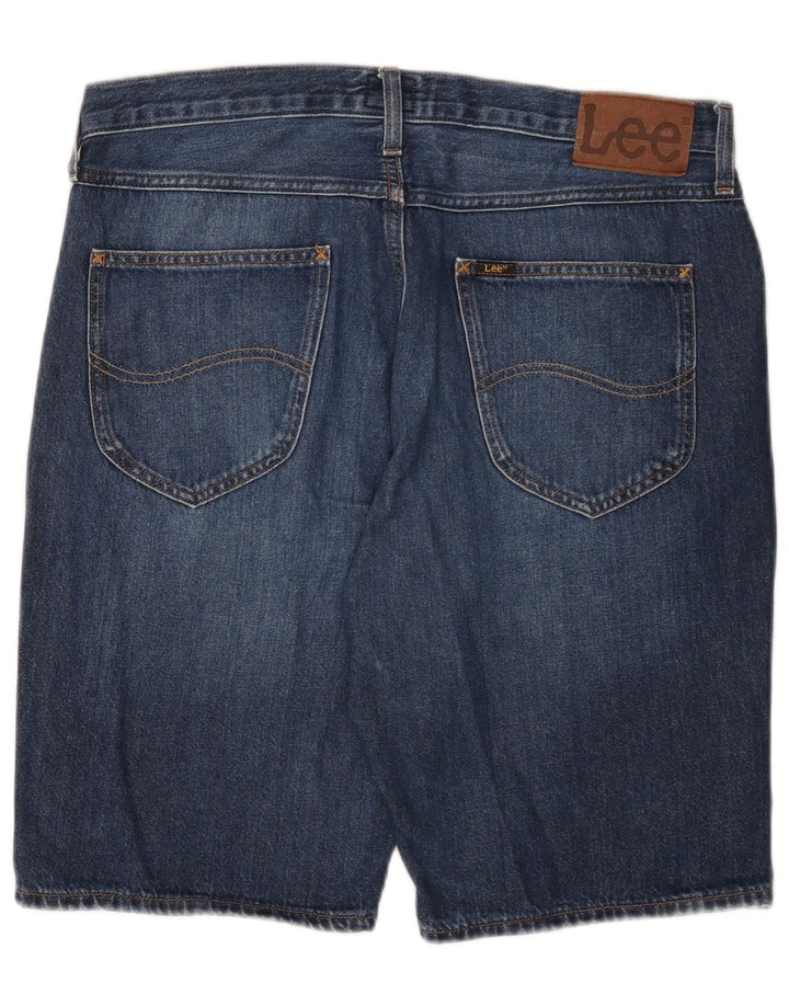 Pantaloni scurți din blugi pentru bărbați Lee W34, bumbac albastru mare