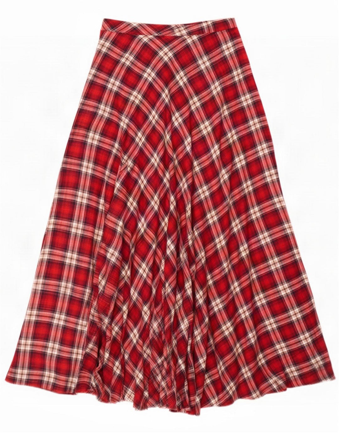 Fusta midi pentru femei Carrera Medium W40 Red Carid Bumbac