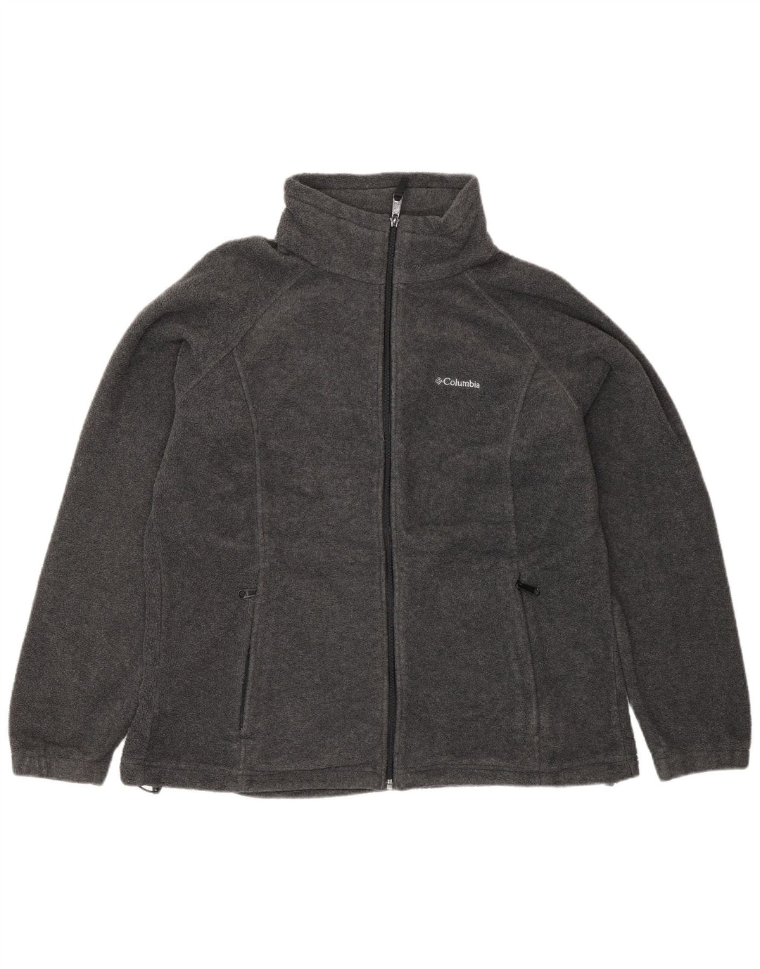 COLUMBIA Womens Fleece Jacket UK 18 XL Grey Polyester Vintage Columbia and Second-Hand Columbia from Messina Hembry 