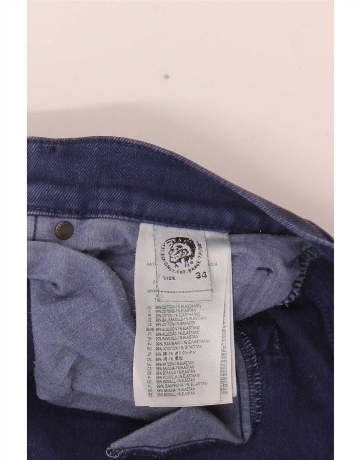 Blugi subțiri pentru bărbați Diesel W34 L34 Bumbac bleumarin