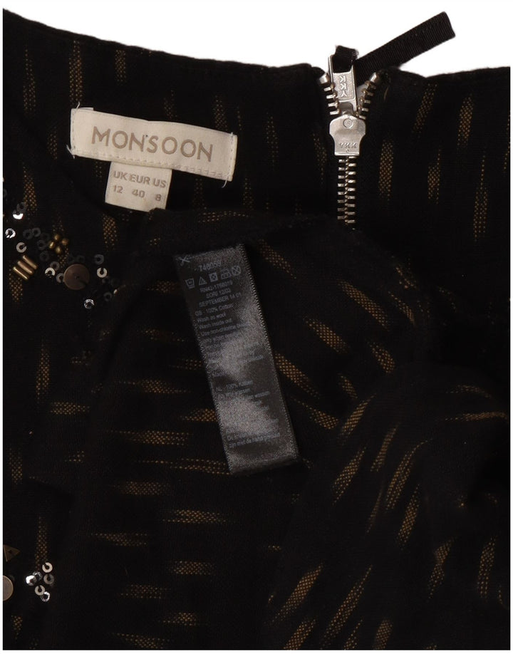 Rochie schimbătoare pentru femei Monsoon UK 12 Medium Black Spotted Bumbac