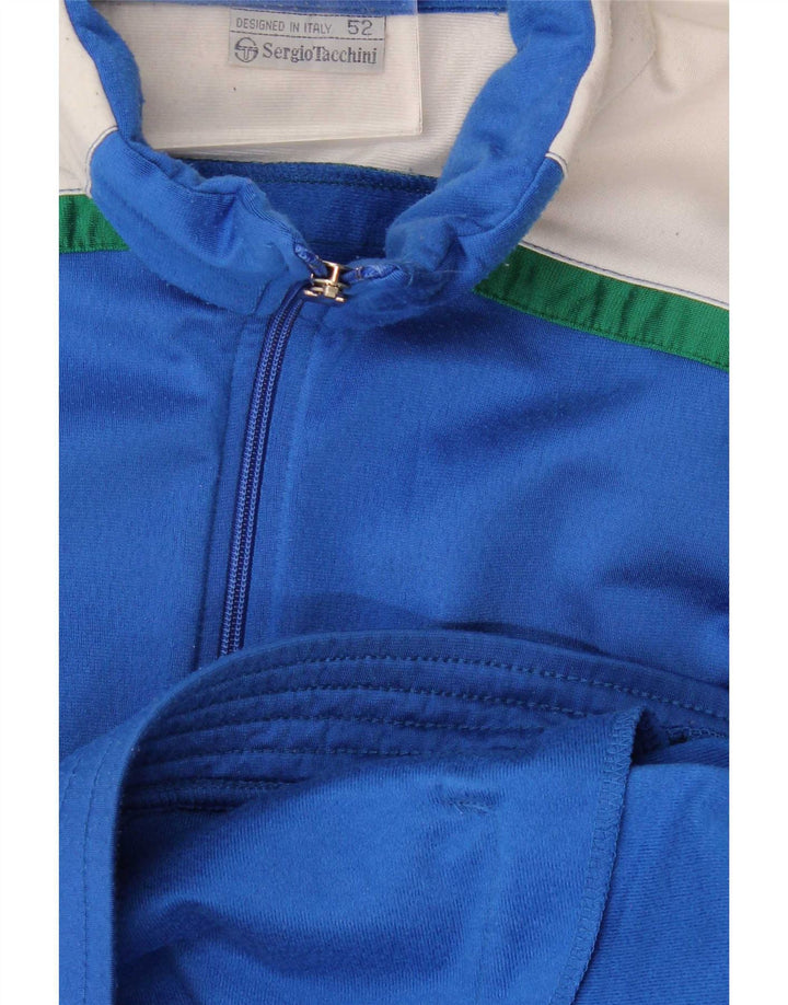 Jachetă de trening pentru bărbați Sergio Tacchini IT 52 Large Blue Colourblock
