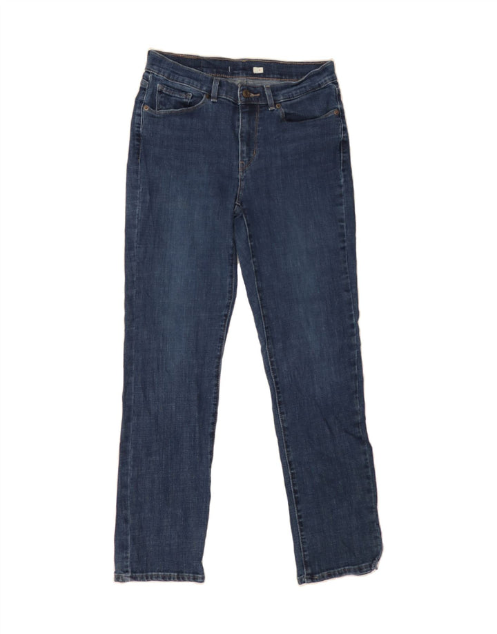 LEVI'S Womens Straight Jeans US 4 Small W27 L30 Blue Vintage Levi's and Second-Hand Levi's from Messina Hembry 