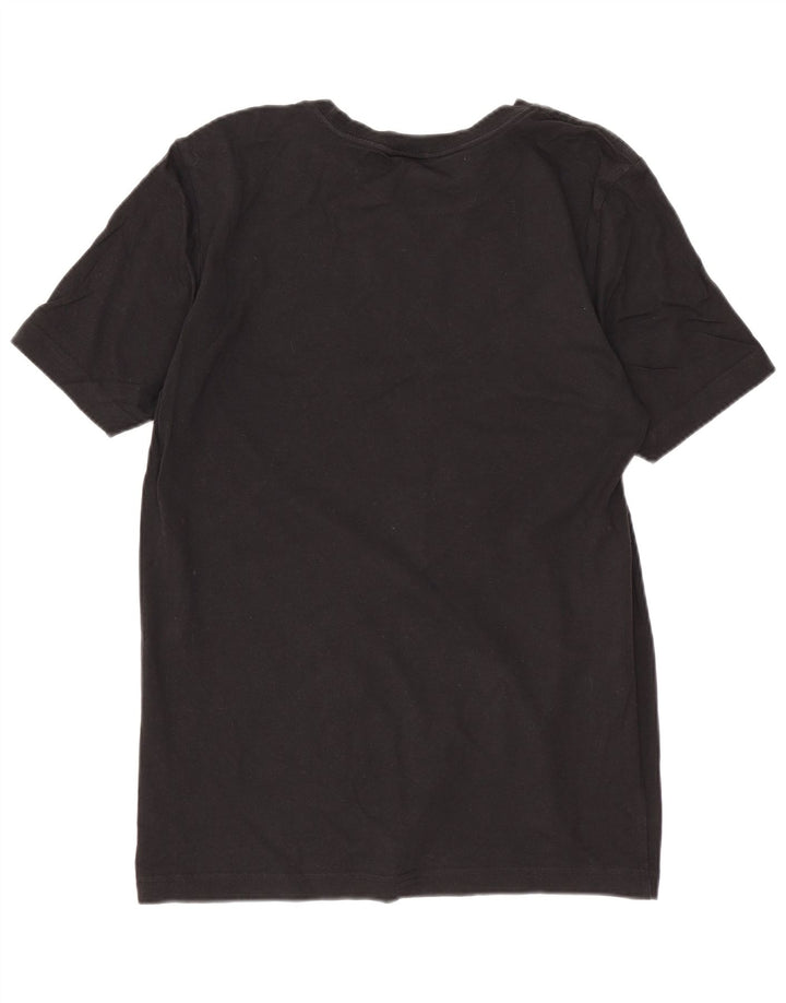 Tricou grafic Adidas pentru băieți Top 13-14 ani bumbac negru