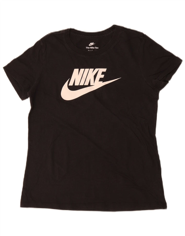 Tricou grafic pentru femei NIKE Top UK 12 Medium Black Bumbac
