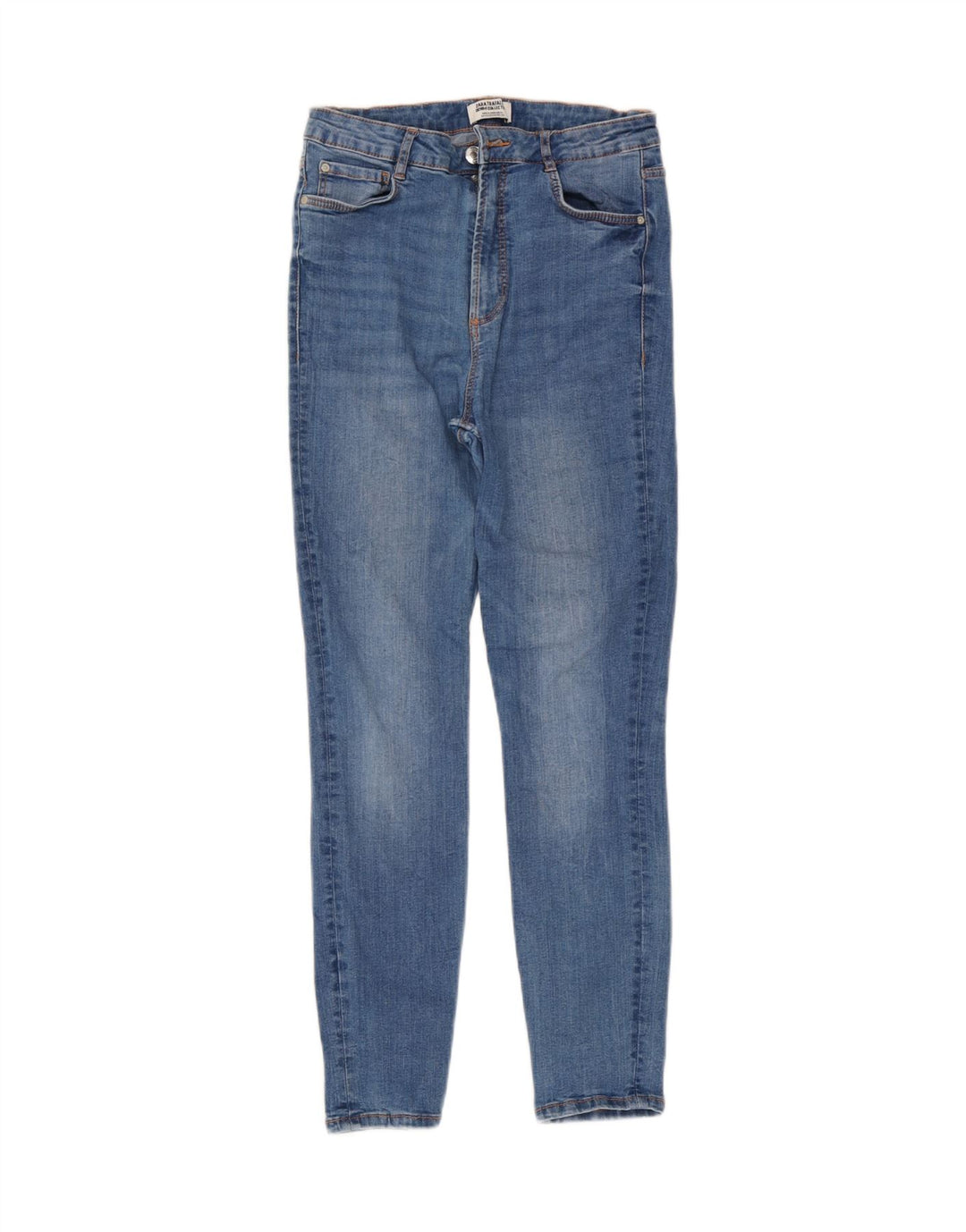 Blugi skinny dama Zara EU 40 Medium W30 L27 Albastru