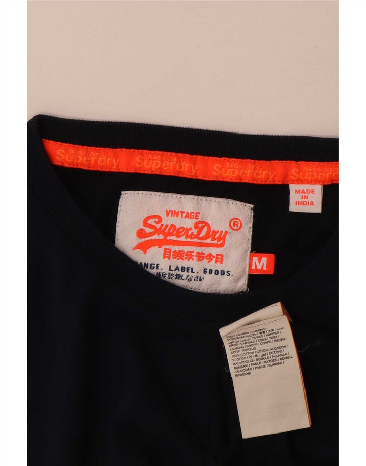Tricou pentru bărbați Superdry Top Medium Bleumarin Bumbac