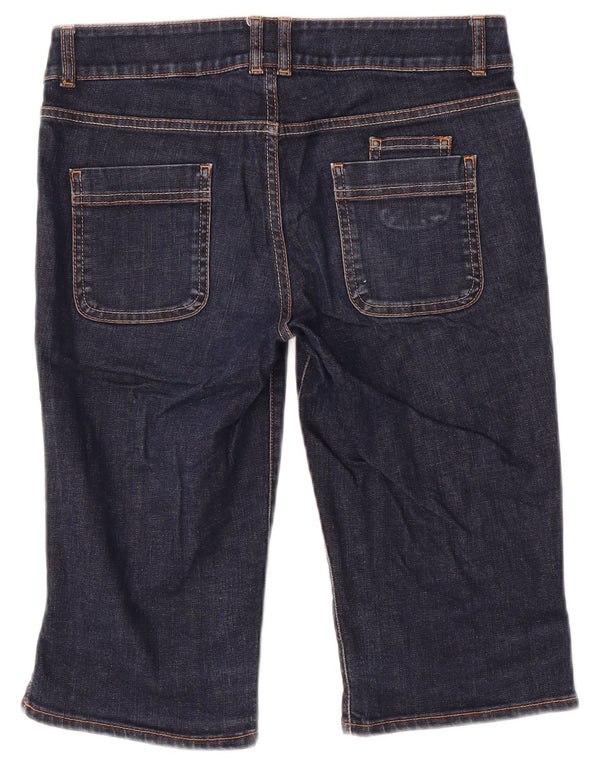 Bermude pentru femei Marks & Spencer, din denim, UK 8 Small W30 Bumbac bleumarin