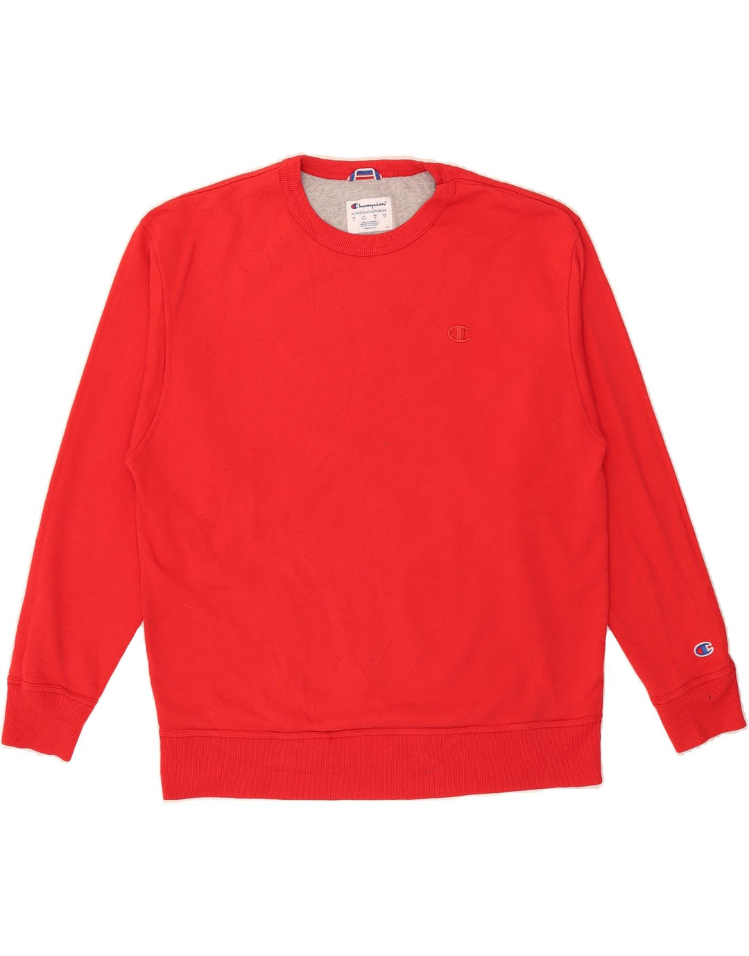 CHAMPION Mens Sweatshirt Jumper XL Red Cotton Vintage Champion and Second-Hand Champion from Messina Hembry 